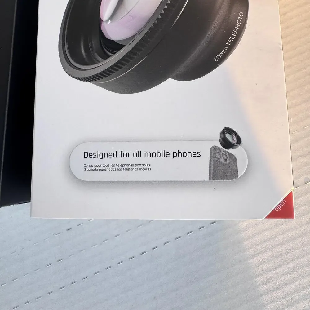 ShiftCam LensUltra 60mm Telephoto Lens 2x Mobile Phone Camera Open Box